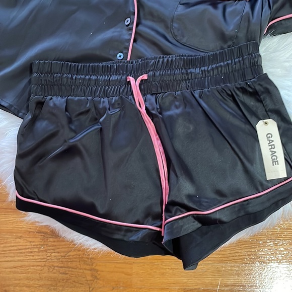 Garage Barbie Pajamas XS Small NEW Black Pink Y2K 💓 - Picture 6 of 8
